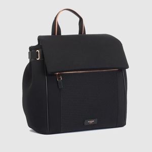 Storksak St James Scuba Black Diaper Bag